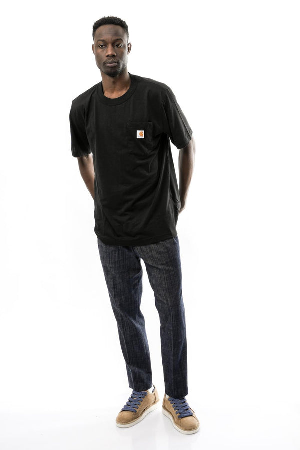 T-shirt Uomo Carhartt 103296 BROWN 103296 BLACK Carhartt 