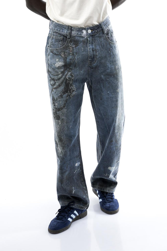 Jeans Uomo PUNKER DENIM BLUE Acupuncture 