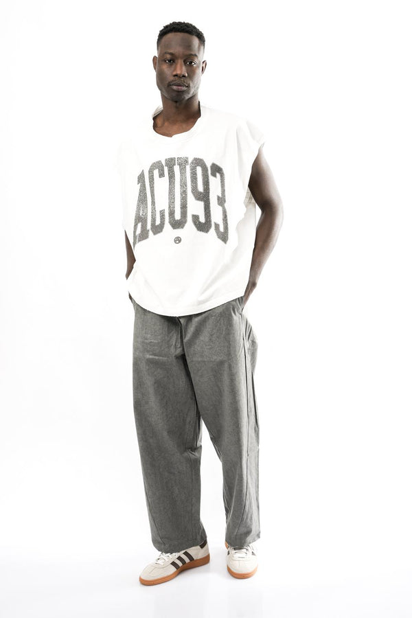 T-shirt Uomo TOUCH DOWN EGG WHITE Acupuncture 