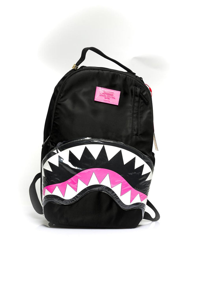 Zaino Unisex SHARK CENTRAL NYLON BLACK PINK 910B7089NSZ Sprayground 