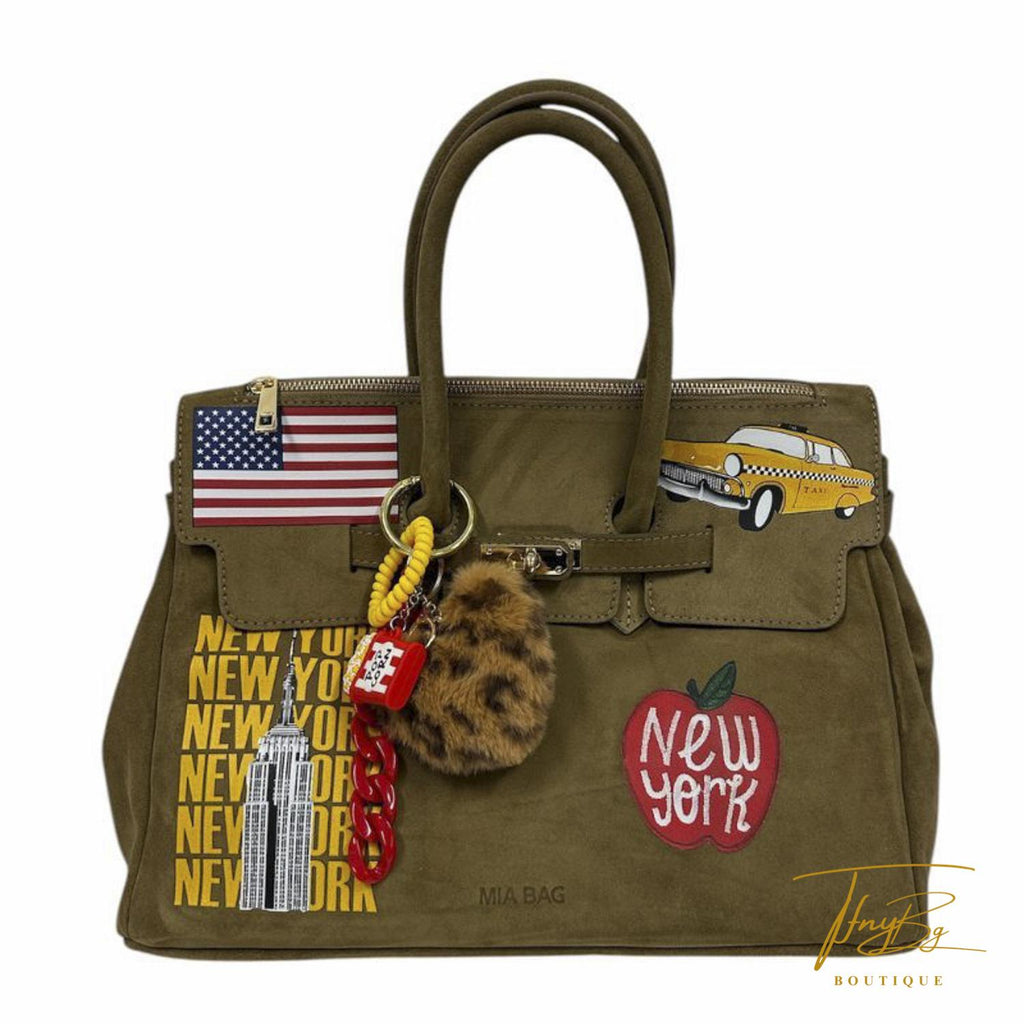 Mia Bag BORSA DUE MANICI NEW YORK APPLE14831 ARMY