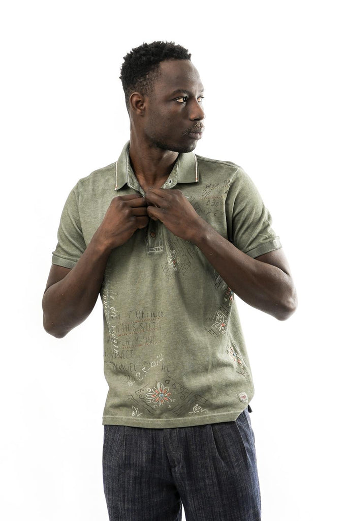 Polo Uomo CLIPPER DIS0149 MILITARE Bob 