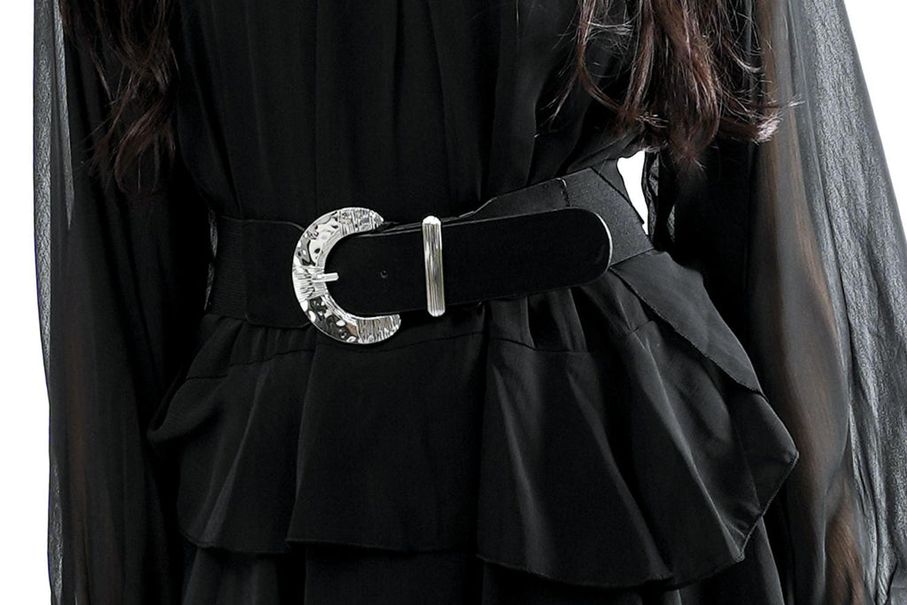 Cintura Donna CINTURA ELASTICIZZATA FIBIA ARGENTO Anna Rock Milano 