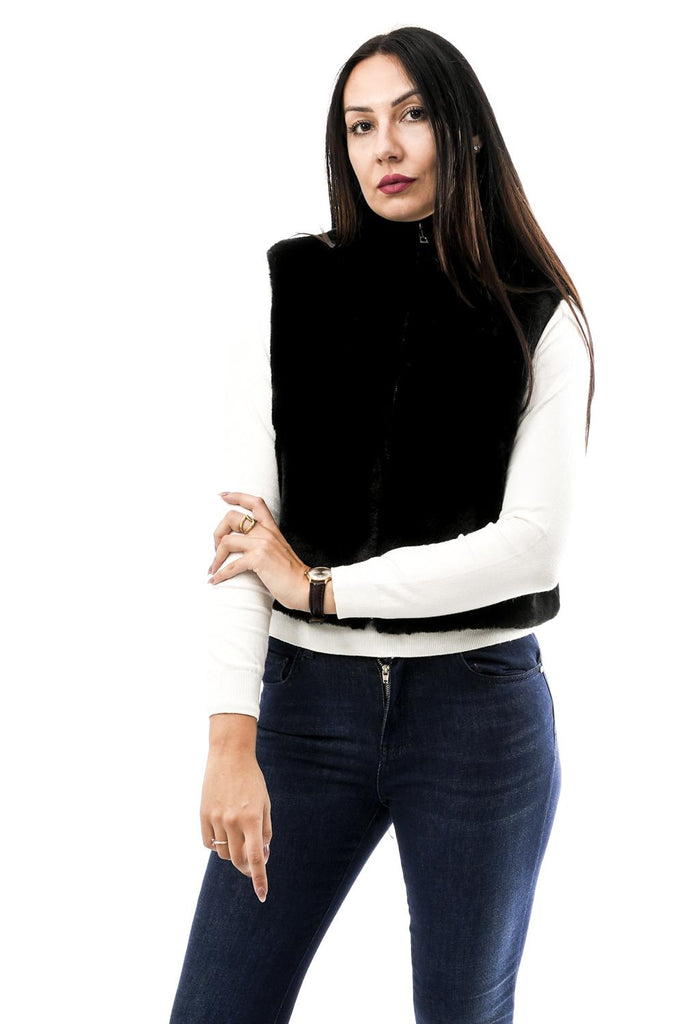 Gilet Donna LISON.7002511 BLACK Rino & pelle 