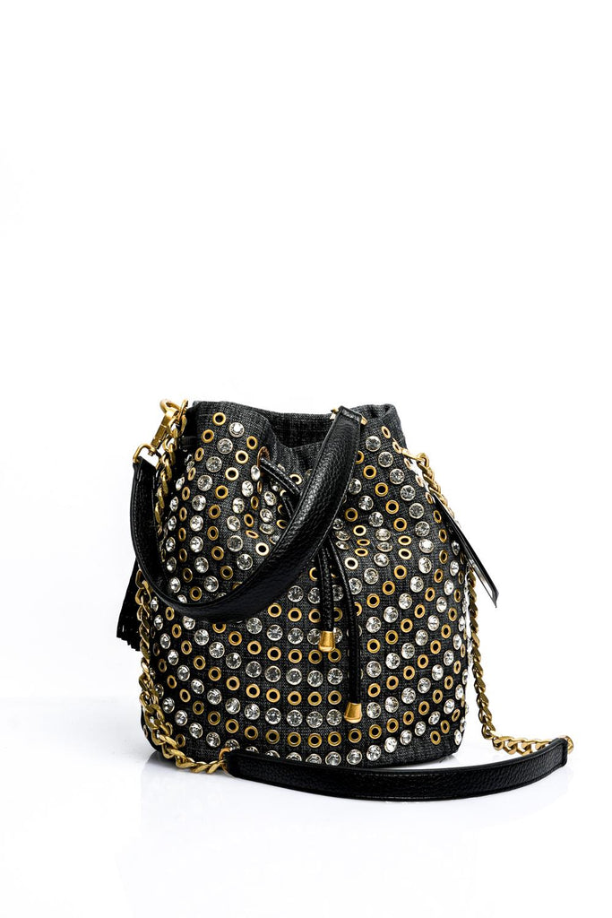 Borsa Donna La Carrie ANDROMEDA BUCKET CANVAS BLACK ANDROMEDA BUCKET CANVAS BLACK La Carrie 