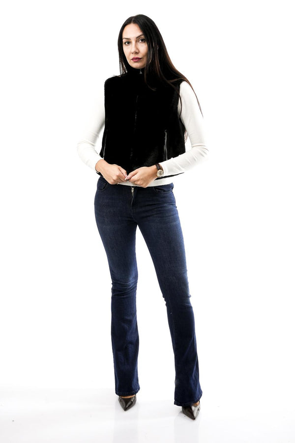 Gilet Donna LISON.7002511 BLACK Rino & pelle 