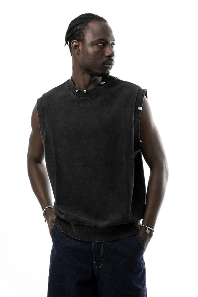 Acupuncture PIERCING SLEEVELESSBLACK