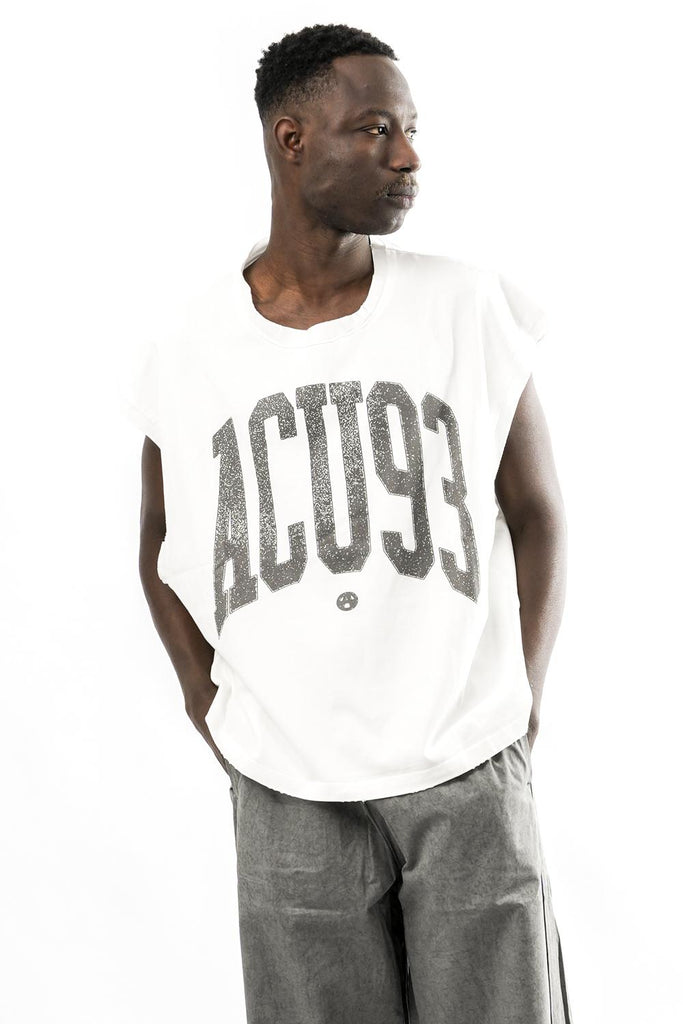 T-shirt Uomo TOUCH DOWN EGG WHITE Acupuncture 