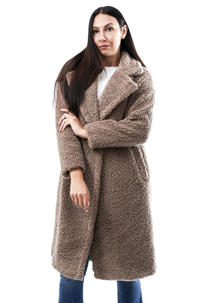 Cappotto Donna ELICIA.7002512 TOFFEE Rino & pelle 