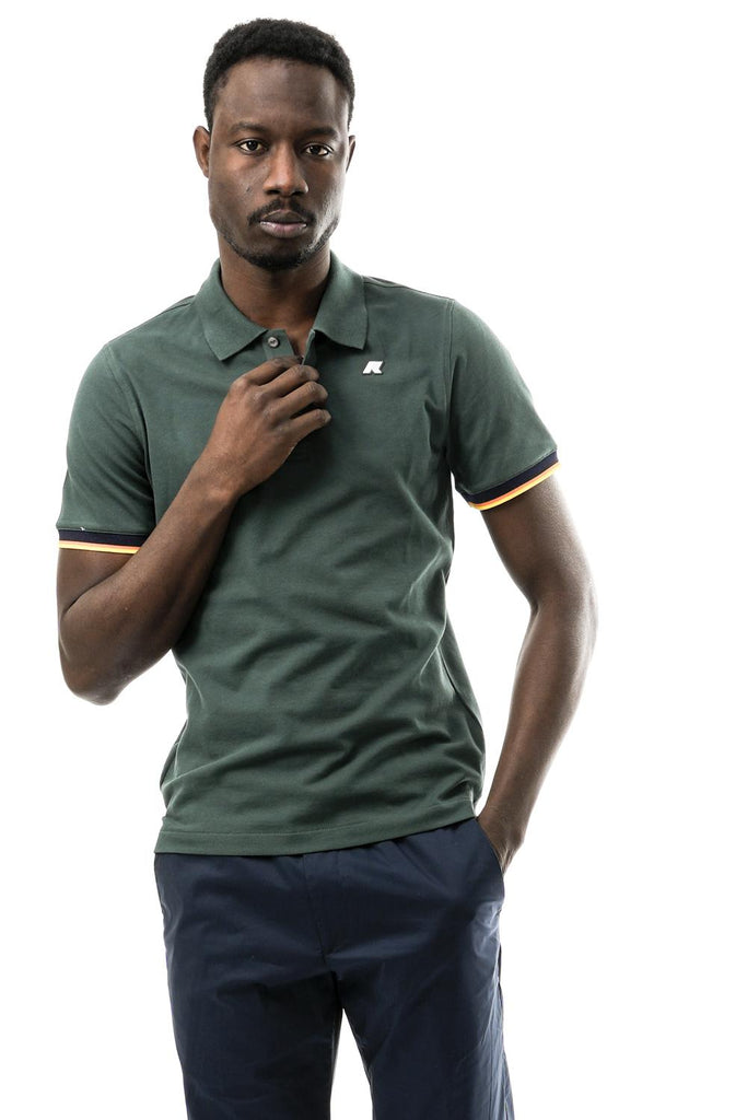 Polo Uomo K-way  VINCENT PIQUE K1125BW 228 VINCENT PIQUE K1125BW 228 K-way 