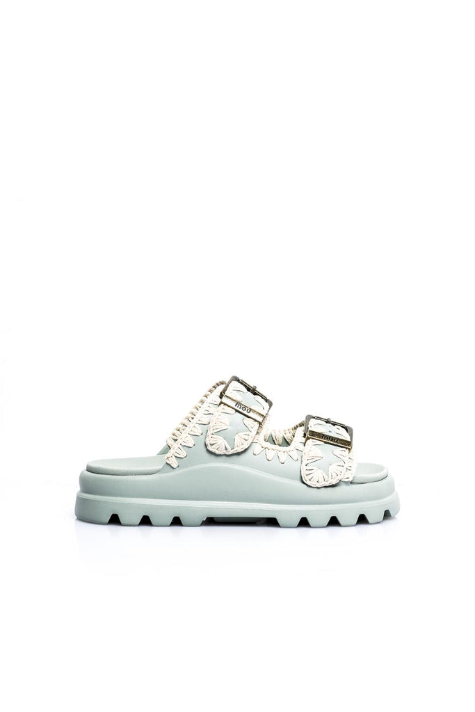 Scarpe Donna Mou EVA ONE PIECE SLIDE TWO BUCKLE MU SW661001N TEA EVA ONE PIECE SLIDE TWO BUCKLE MU SW661001N TEA Mou 