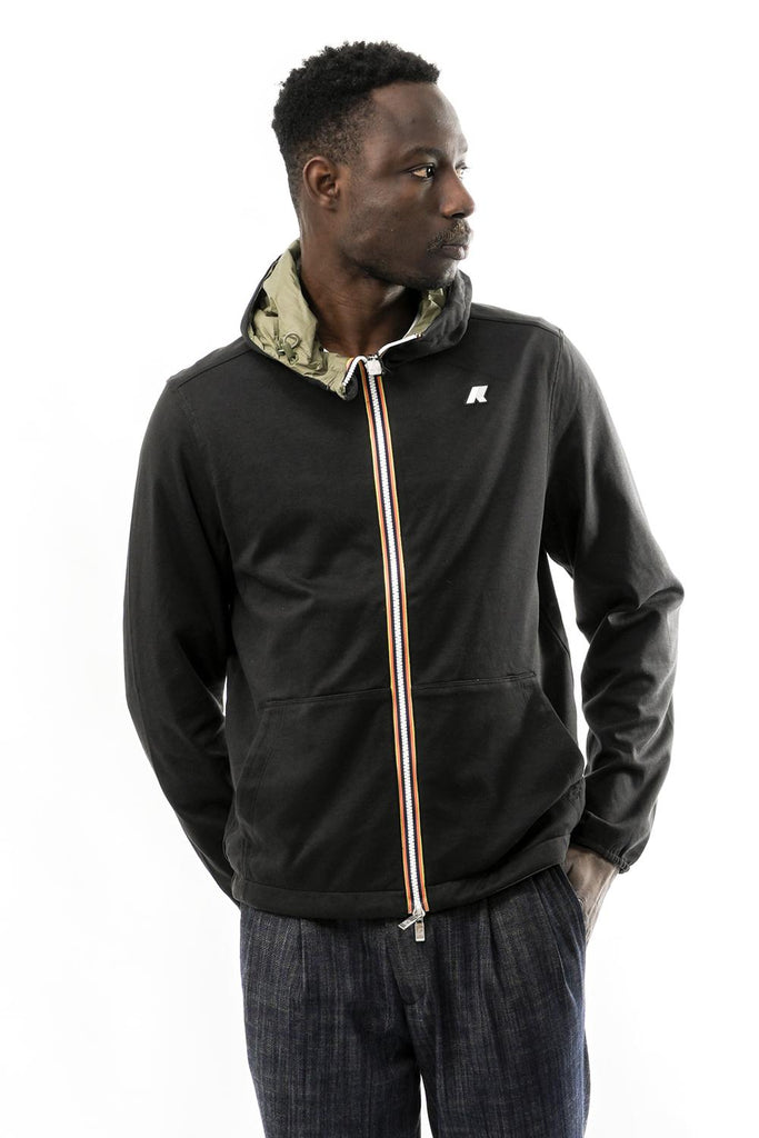 Giubbino Uomo K-way  JAKE DOUBLE INTERLOCK B0R JAKE DOUBLE INTERLOCK B0R K-way 