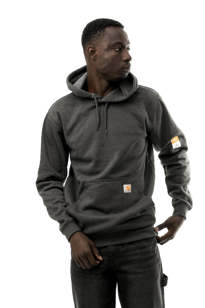 Felpa Unisex HOODED SWEATSHIRT K121 CARBON HEATHER Carhartt 