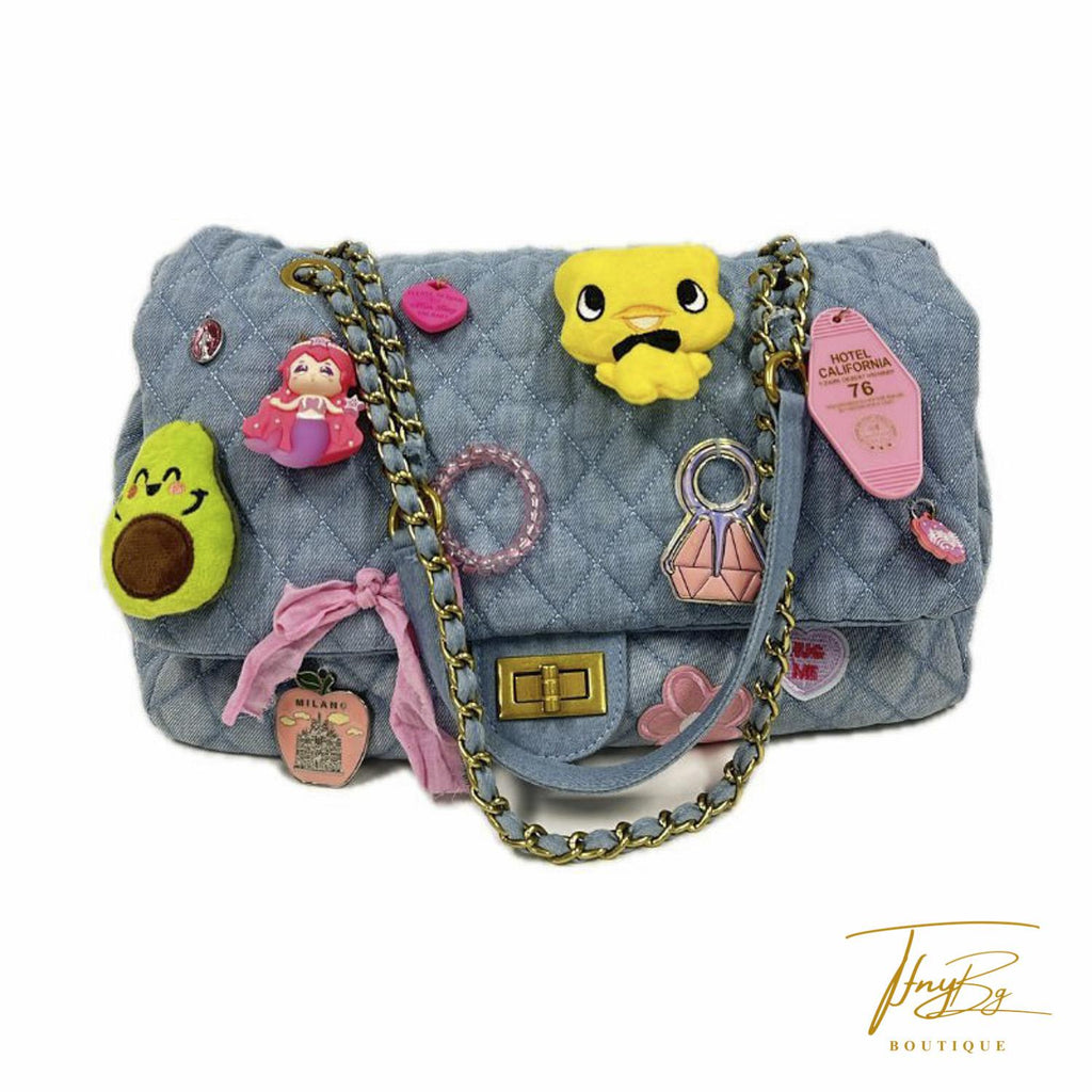 Mia Bag TRACOLLA DENIM TOYS JEANS24142 AZZURRO