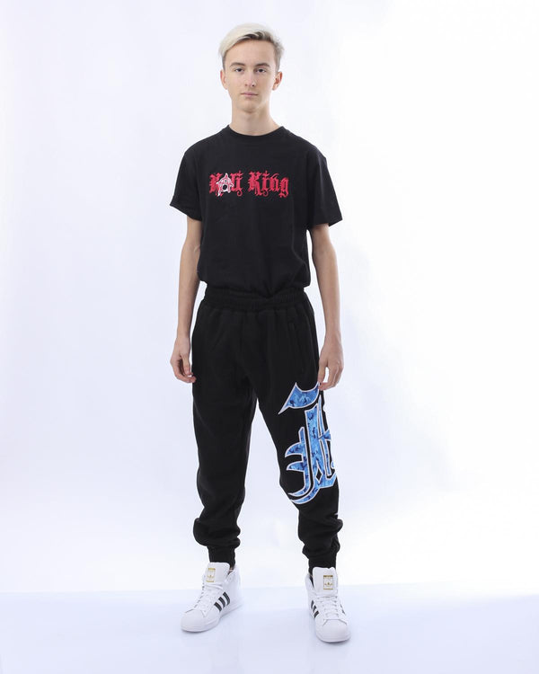 Kali King PANTALONE FELPATOK AZZURRA