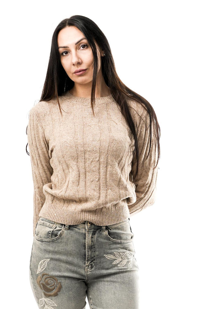 Maglia Donna NS268 CAPPUCCINO No Secrets 