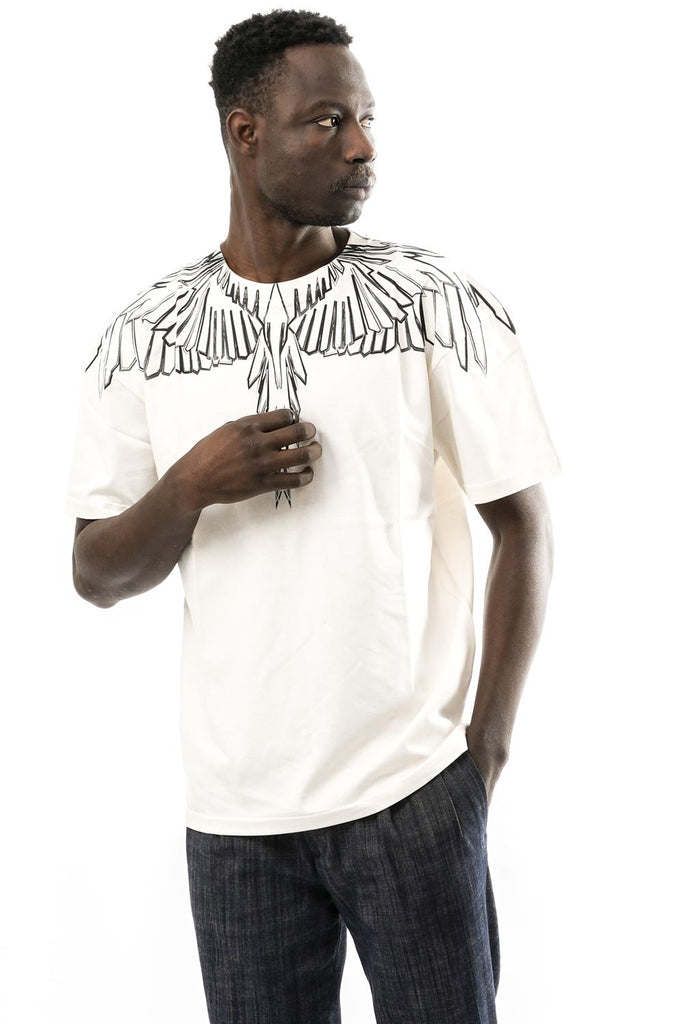 T-shirt Uomo S6CMMATH010 412 Marcelo Burlon County of Milan 