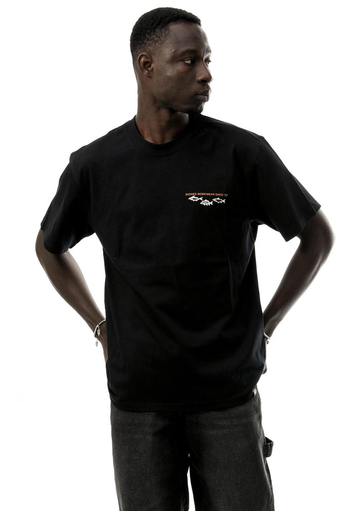 T-shirt Uomo LARYVILLE TEE SS DK0A87QGBLK1 Dickies 