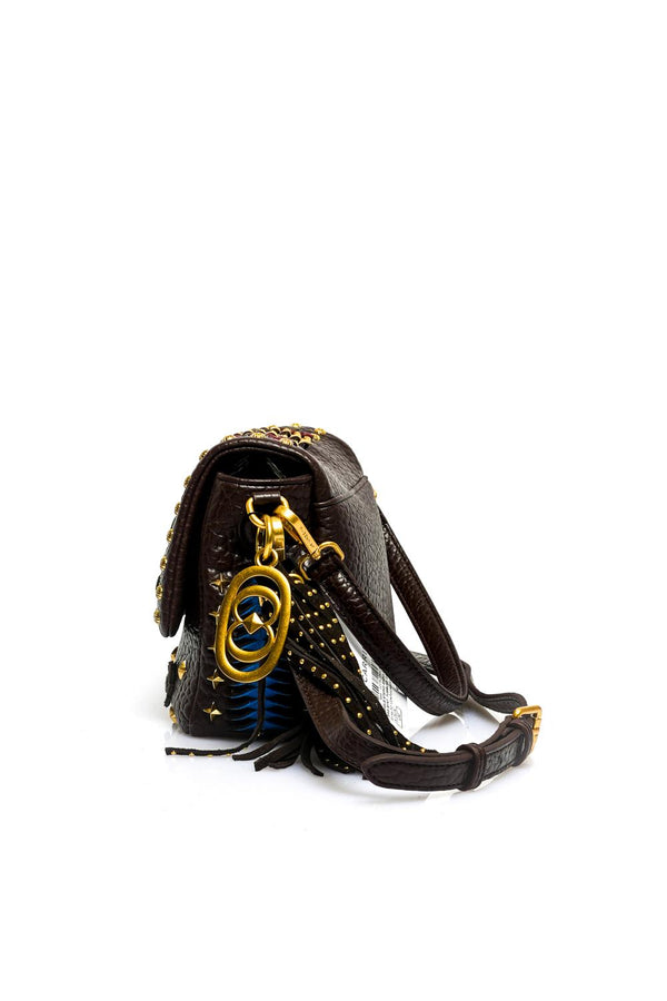 Borsa Donna JUNGLE STEPHY SHOULDER BAG SYNT. TUMBLED COMBI BROWN La Carrie 