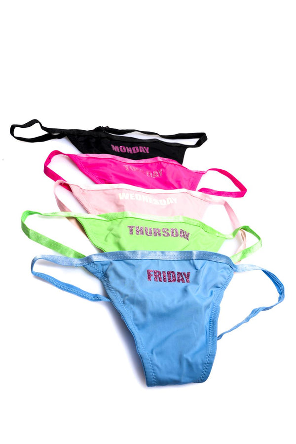 Juicy Couture IMPACT MON-FRI 5 PACK THOVEJI10642WJNBJD