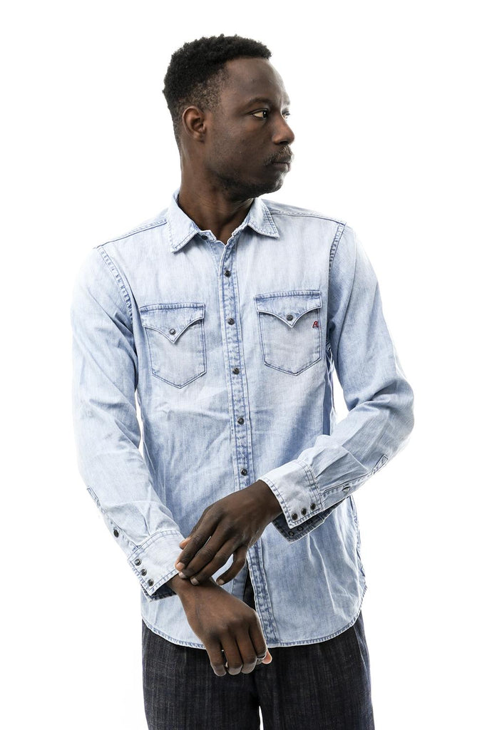 Camicia Uomo M4860T 000 26C 12B 010 Replay 