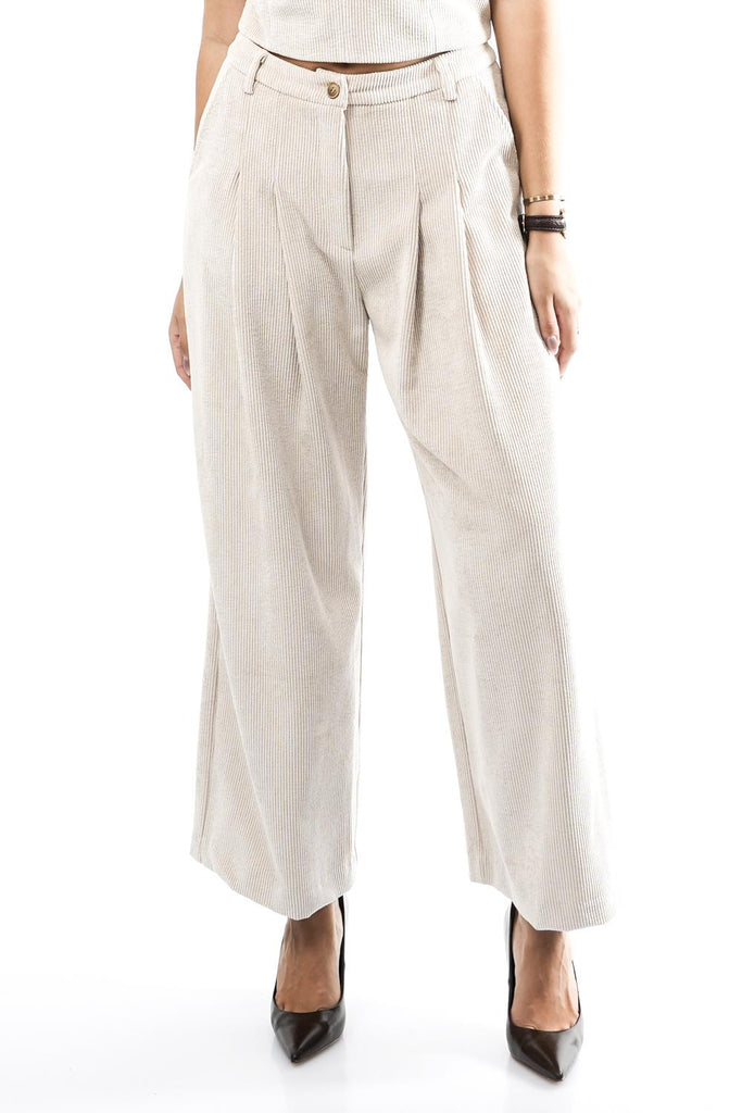 Pantalone Donna NS220 CAPPUCCINO No Secrets 