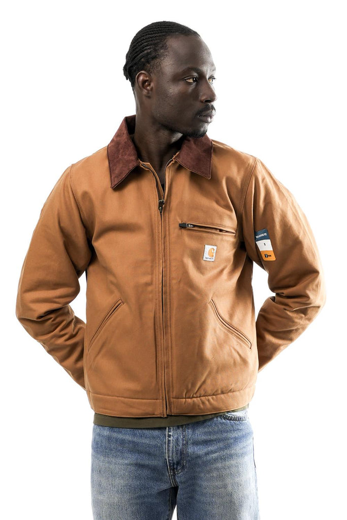 Giubbino Uomo Carhartt DUCK DETROIT 103828 BRN DUCK DETROIT 103828 BRN Carhartt 