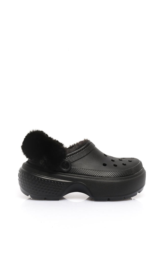 Crocs STOMP LINED CLOG W CR 208546BLACK