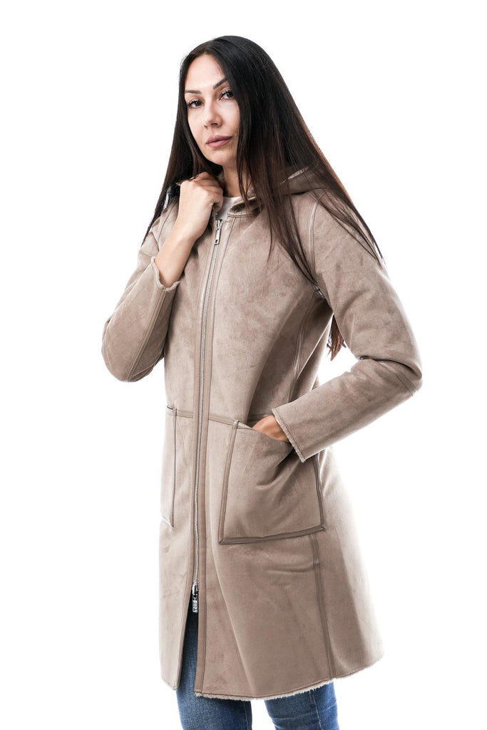 Cappotto Donna OVA.7002511 TOFFEE Rino & pelle 