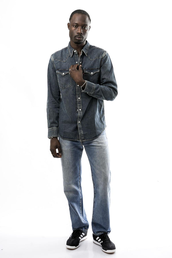 Camicia Uomo Levi's  BARSTOW WESTERN STANDARD 86744-0103 BARSTOW WESTERN STANDARD 86744-0103 Levi's 