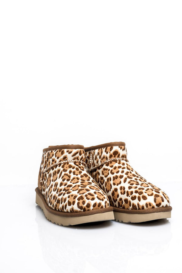 Scarpe Donna W CLASSIC ULTRA MINI PLAINS 1178110 FELICITY LEOPARD Ugg 