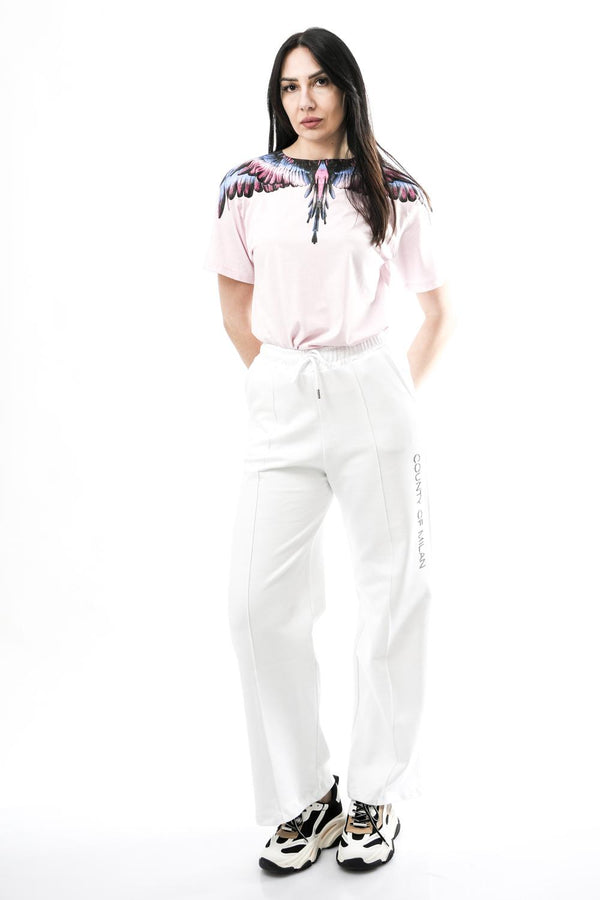 T-shirt Donna Marcelo Burlon County of Milan 26ECM30102 ROSA_MULTICOLOR CELESTE/ROSA 26ECM30102 ROSA_MULTICOLOR CELESTE/ROSA Marcelo Burlon County of Milan 