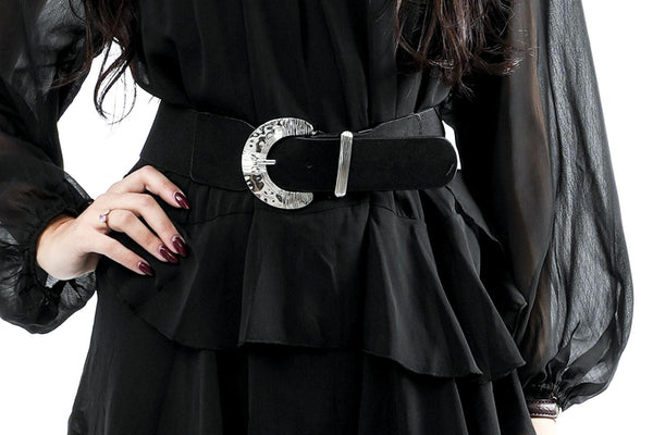 Cintura Donna CINTURA ELASTICIZZATA FIBIA ARGENTO Anna Rock Milano 