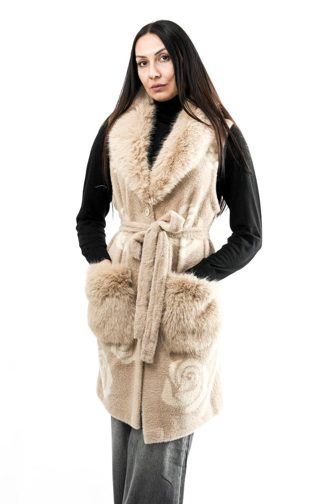 Gilet Donna No Secrets NS209 CARAMELLO ROSECAPPUCCINO NS209 CARAMELLO ROSECAPPUCCINO No Secrets 