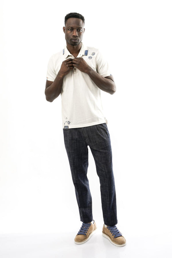 Polo Uomo RICKY R00580 GESSO Bob 