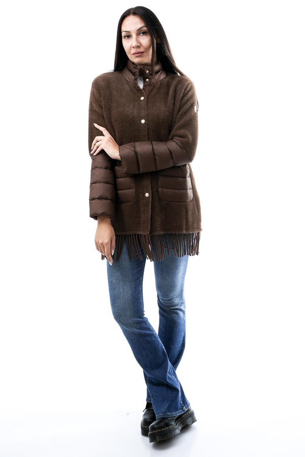 Piumino Donna SS009 CIOCCOLATO No Secrets 