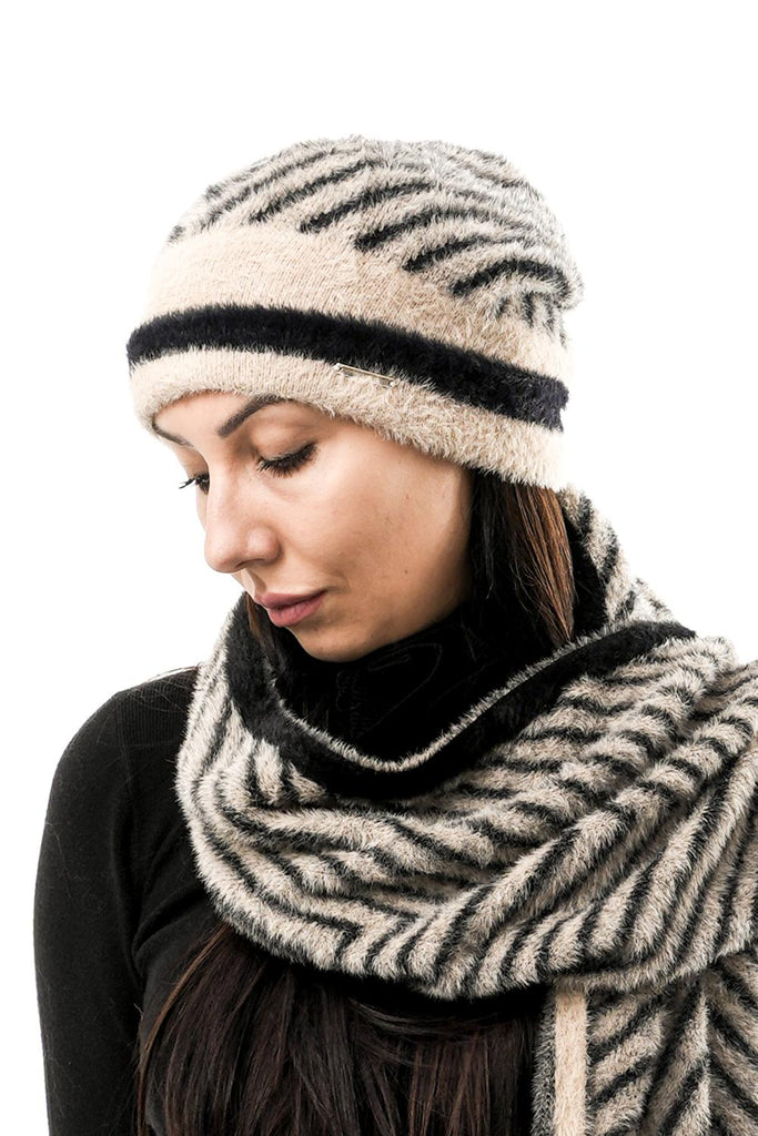 Berretta Donna Rino & pelle NIVA.5002511 OAT BLACK NIVA.5002511 OAT BLACK Rino & pelle 