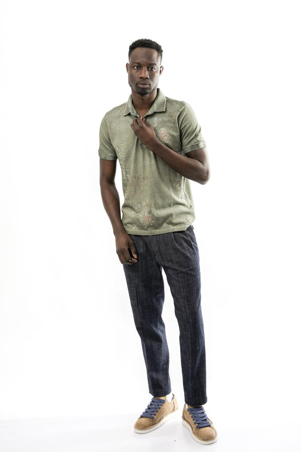 Polo Uomo CLIPPER DIS0149 MILITARE Bob 