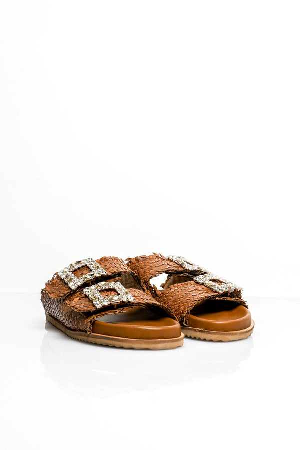 Ciabatta Donna Jiudit 271 INTRECCIATO CUOIO 271 INTRECCIATO CUOIO Jiudit 