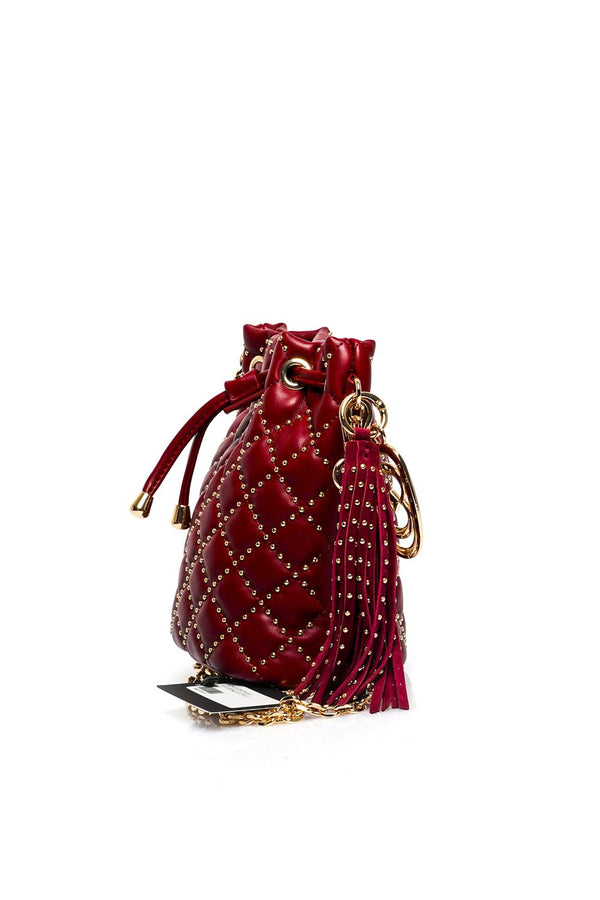 Borsa Donna NIGHT ED. S&S SMALL BUCKET SYNTHETIC RED La Carrie 