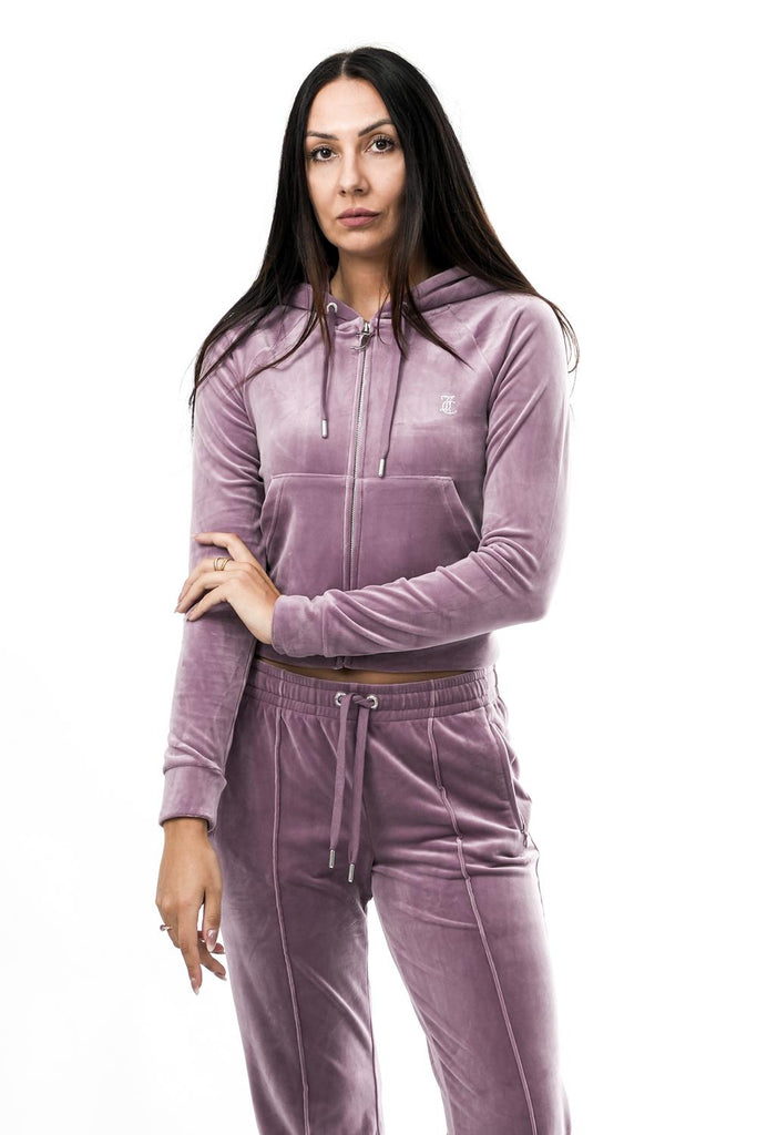Felpa Donna MADISON OUTLINE HOODIE VIJH70698WPFPG Juicy Couture 