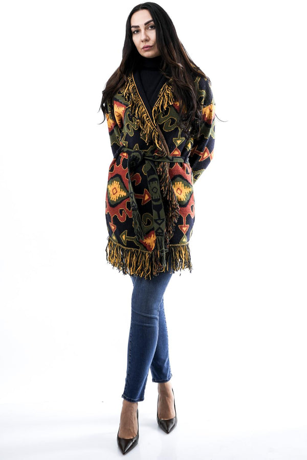 Cardigan Donna W CWK NAZCA GREEN Tooco 