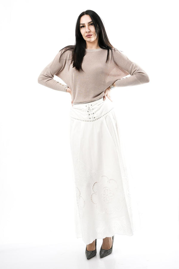 Maglia Donna ZAAR.5002621 ROSY BROWN Rino & pelle 