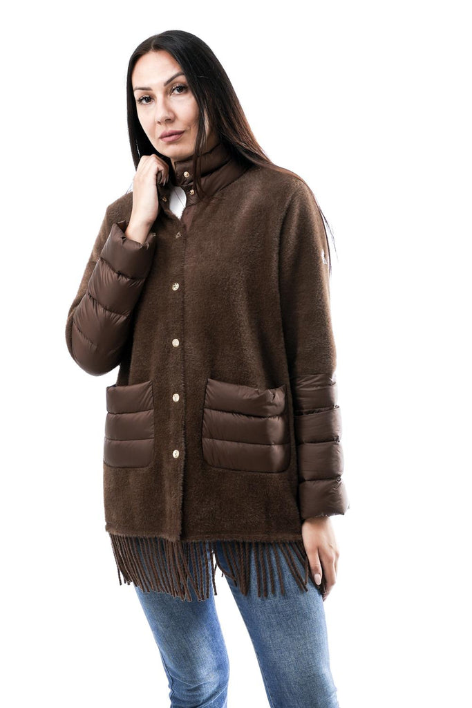 Piumino Donna SS009 CIOCCOLATO No Secrets 