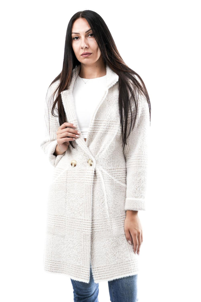 Cappotto Donna MADINA.5012511 STONE CHECK Rino & pelle 
