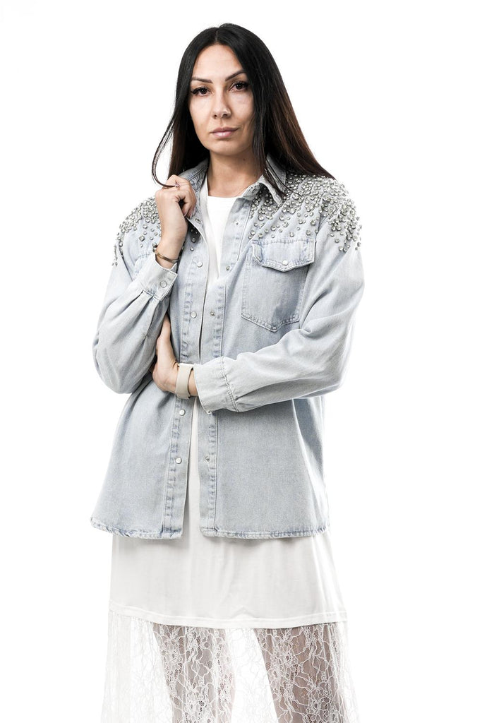 Anna Rock Milano CAMICIA STRASSDENIM