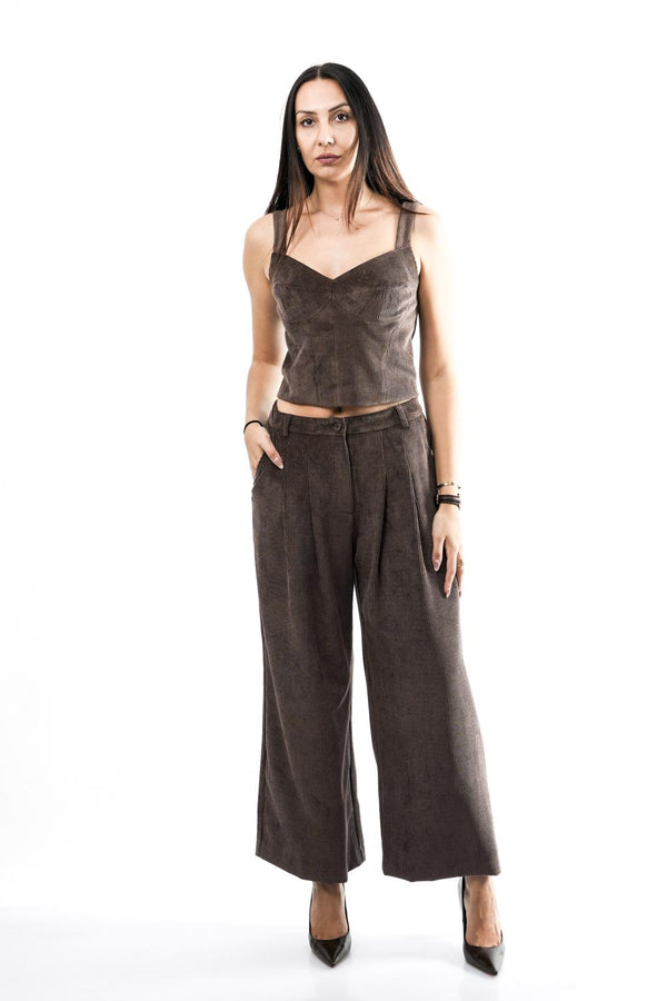 Pantalone Donna NS220 CIOCCOLATO No Secrets 