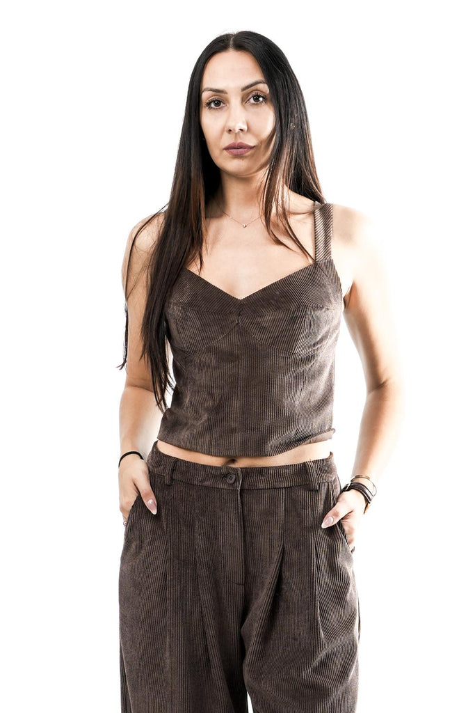 Top Donna NS221 CIOCCOLATO No Secrets 