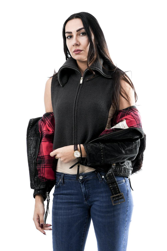 Berretta Donna GWYNETH.5002512 DEEP IRON Rino & pelle 