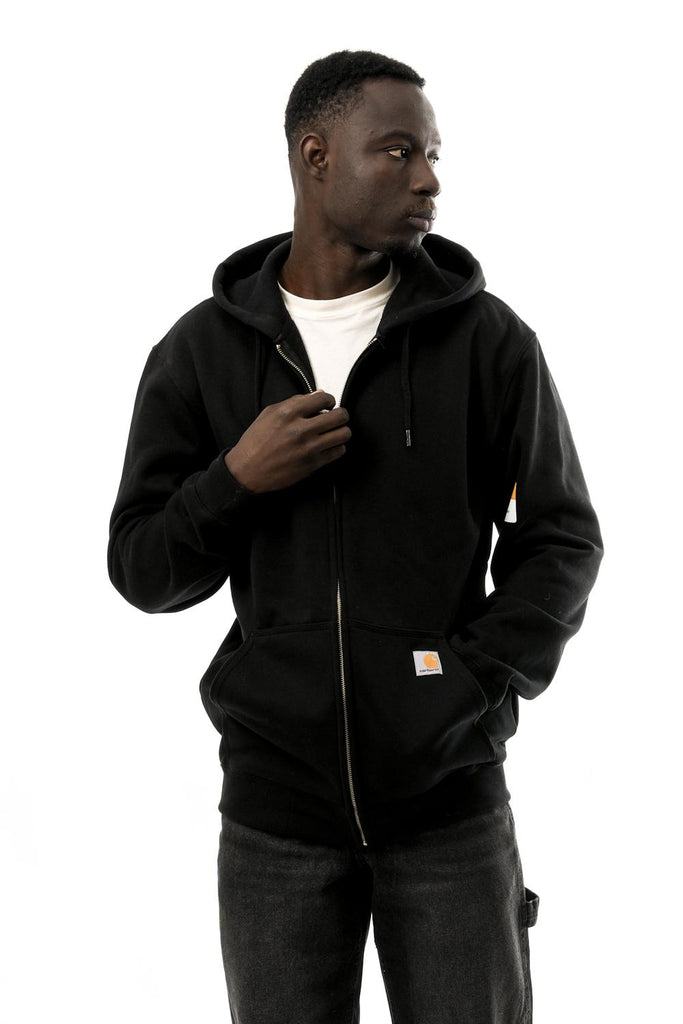 Felpa Unisex ZIP HOODED K122 BLACK Carhartt 